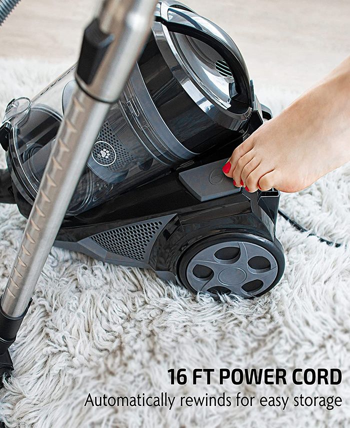 OVENTE ST2620B Bagless Canister Cyclonic Vacuum with HEPA Filter Macy's