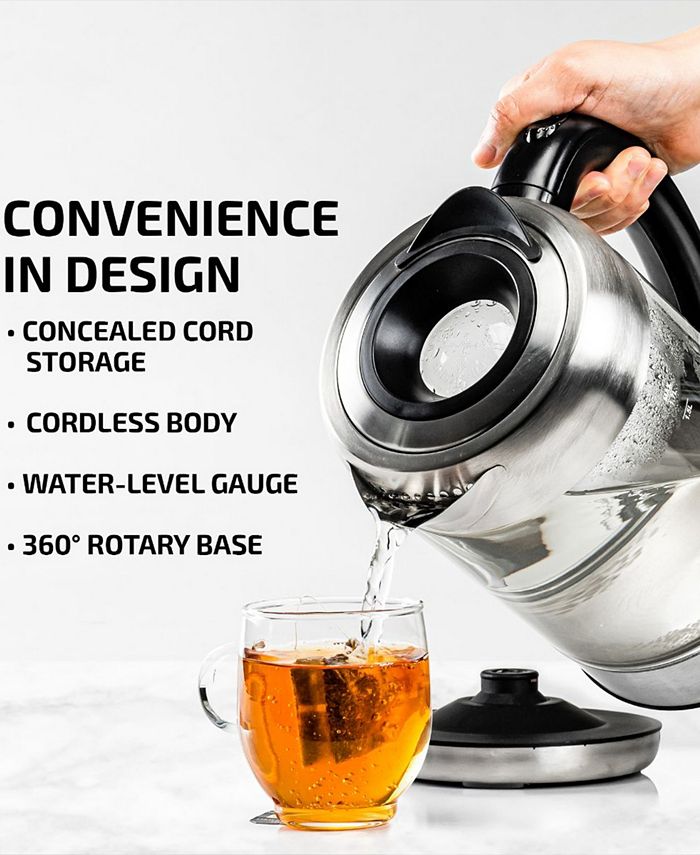 OVENTE Glass Electric Kettle Macy's