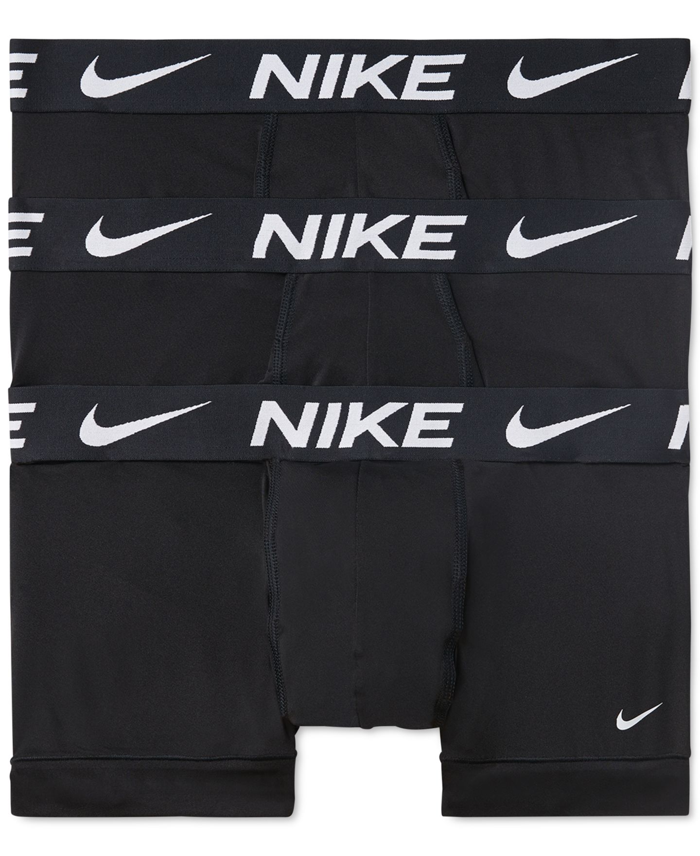 Бельё Micro для мужчин, 3 шт. — Nike, цвет: Чёрный, вариант 1 — фото 1