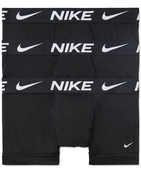 Бельё Micro для мужчин, 3 шт. — Nike, цвет: Чёрный