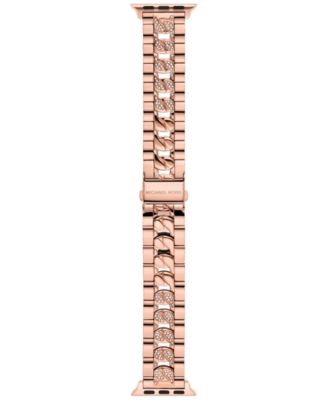 Michael Kors Rose Gold-Tone Stainless Steel Curb Chain Band for  display picture 1