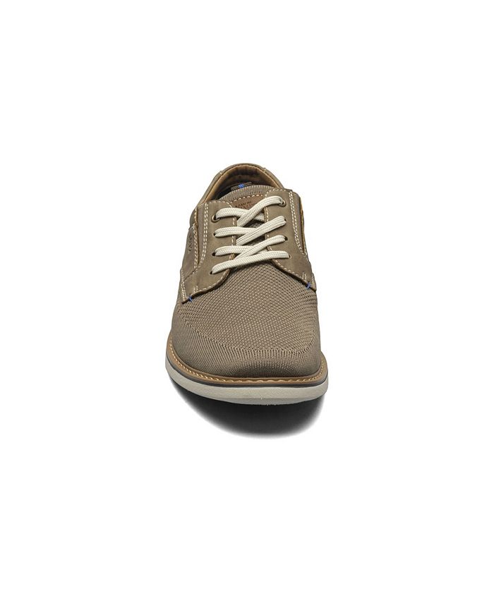 Nunn Bush Men's Otto Knit Plain Toe Lace Up Oxford Shoes & Reviews