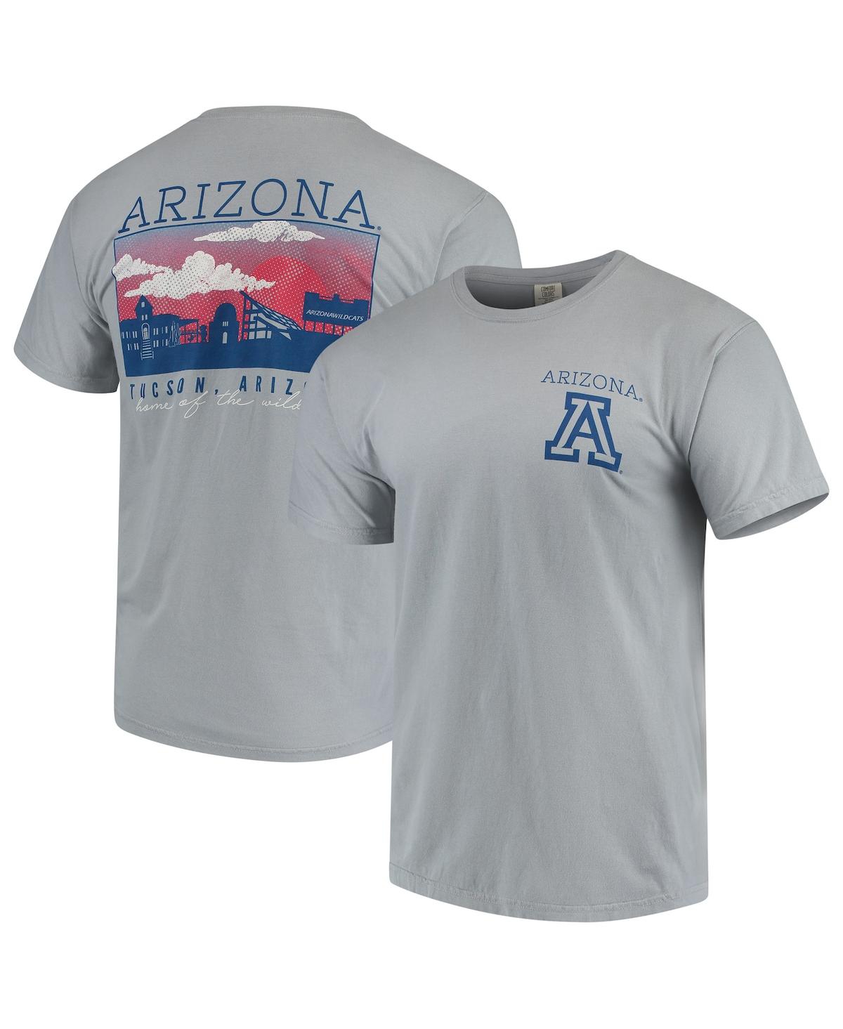 Men's Gray Arizona Wildcats Team Comfort Colors Campus Scenery T-shirt - Gray