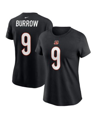 Joe Burrow Cincinnati Bengals Womens Black Player Player T-Shirt