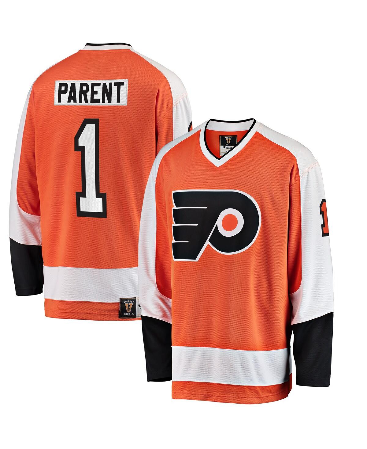 Men's Fanatics Bernie ParentPhiladelphia Flyers Premier Breakaway Retired Player Jersey - Orange