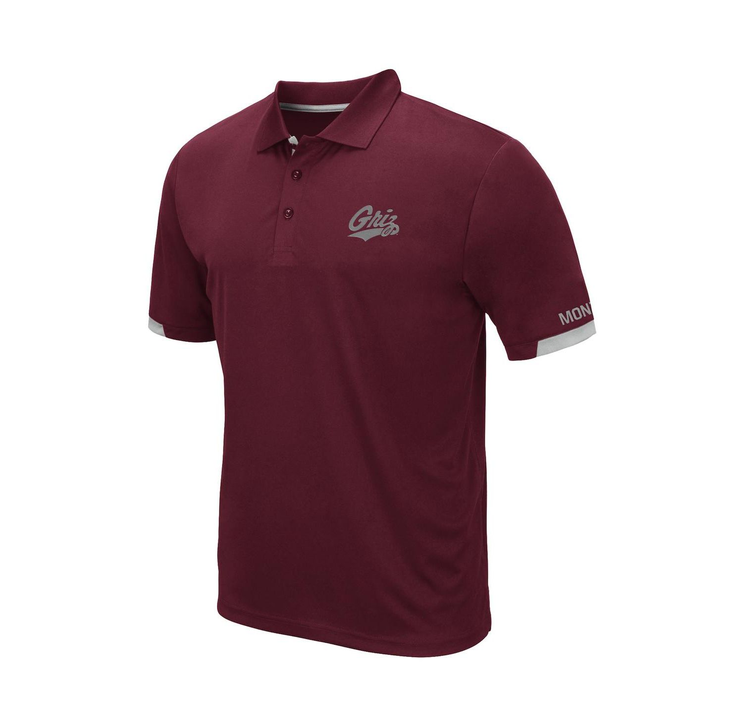 Men's Maroon Montana Grizzlies Logo Santry Polo Shirt