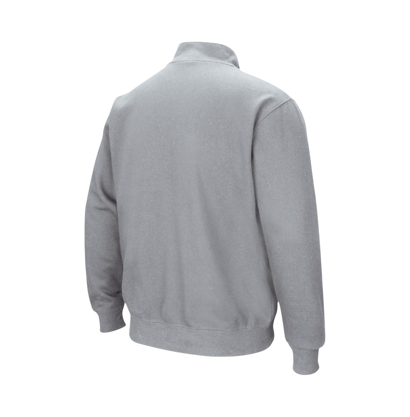 Мужская куртка Colosseum Heathered Gray Seton Hall Pirates Tortugas Team Logo Quarter-Zip — фото 4