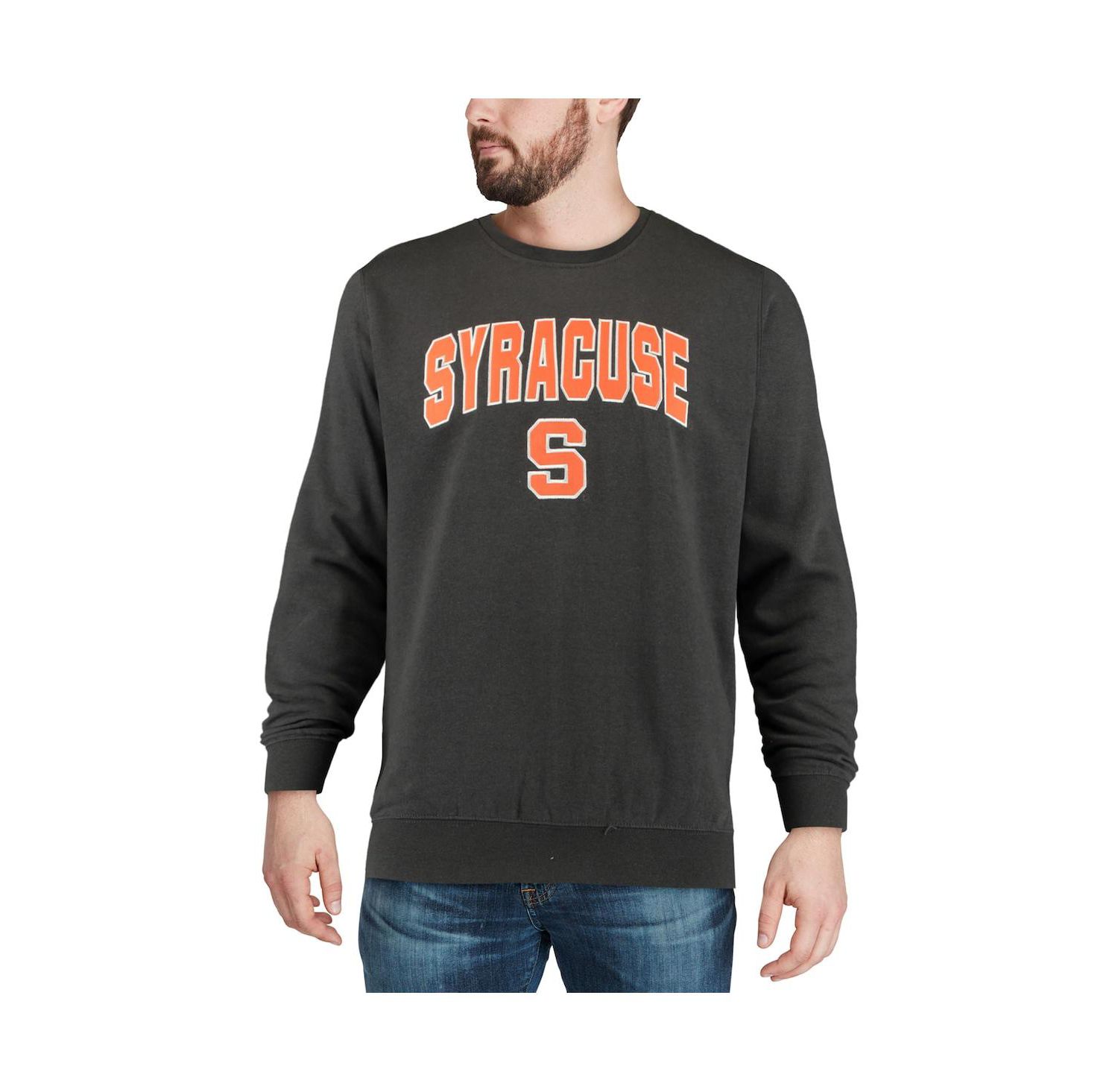 Men's Syracuse Orange Arch & Logo Crew Neck Sweatshirt