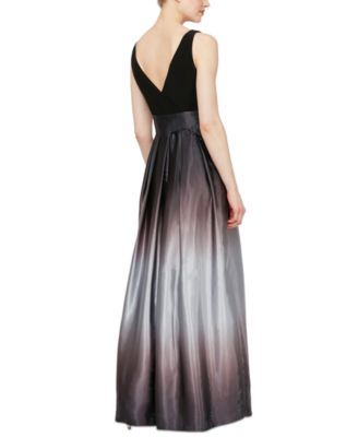 Petite Ombr&eacute;-Skirt Gown