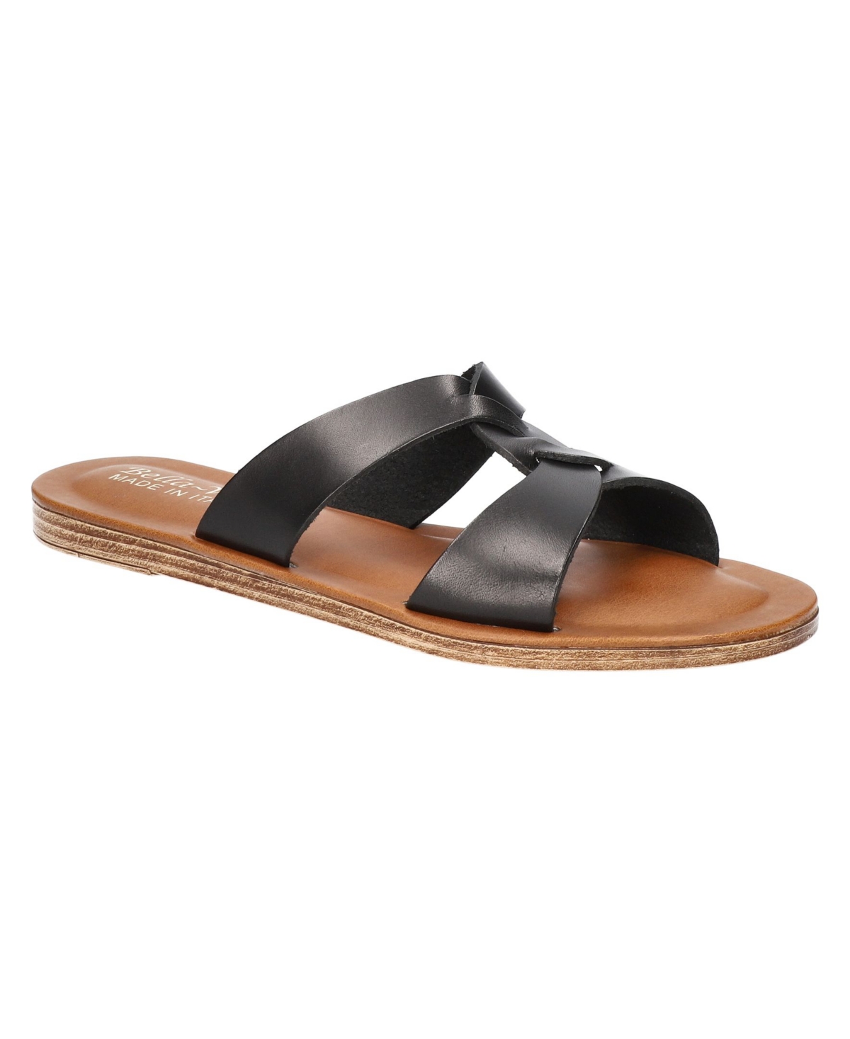 Women's Dov-Italy Slide Sandals - Whiskey Leather
