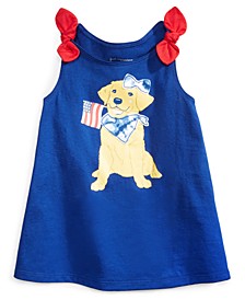 Baby Girls Patriotic Pup Tank Top, Created for Macy's  