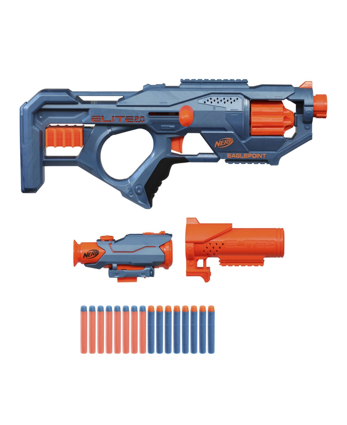 Nerf Kids' Elite 2.0 Eaglepoint Rd-8 Blaster, With Detachable Scope In No Color