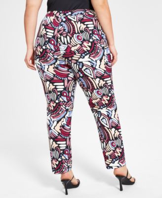 Nina Parker Trendy Plus Size Printed 
