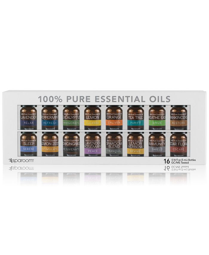 SpaRoom Pure Essential Oils, 16pack Macy's