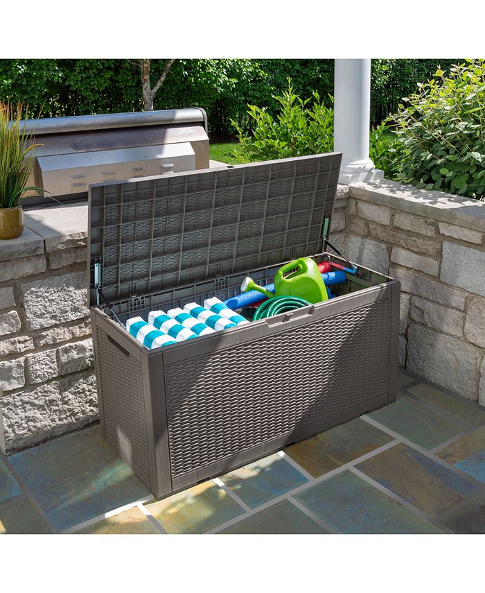 Honey Can Do Large Outdoor Storage Deck Box, 100Gallon Macy's