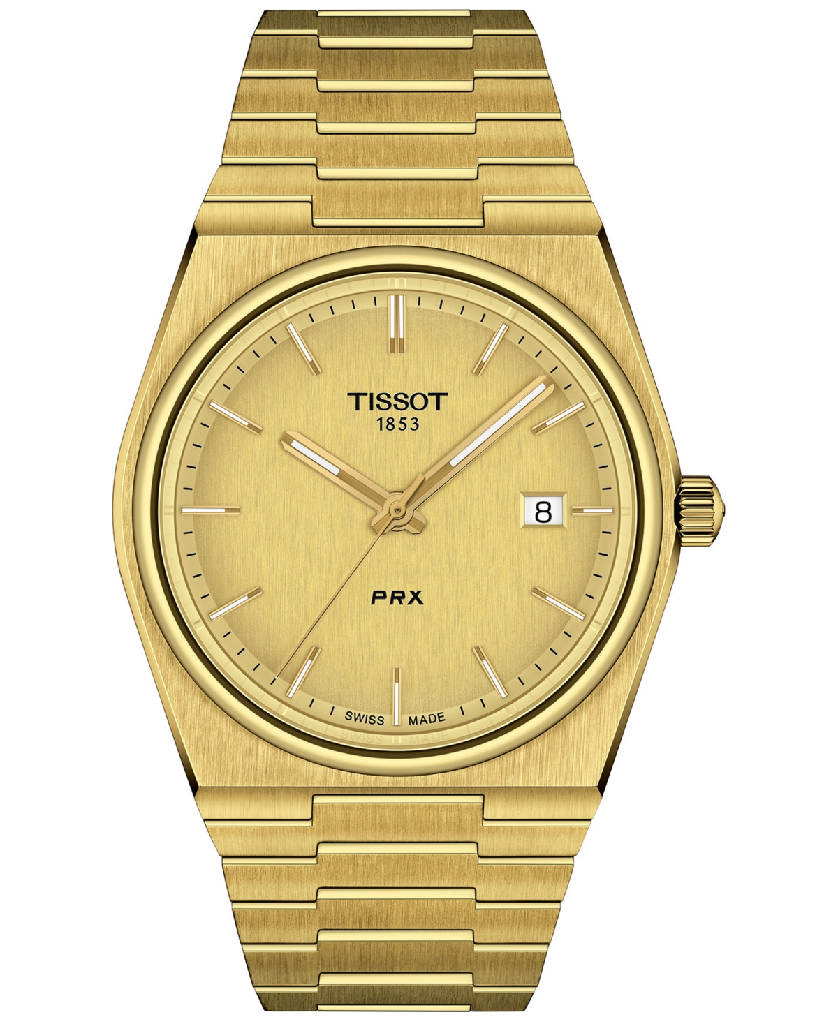 Tissot Men's Prx Gold-tone Stainless Steel Bracelet Watch 40mm