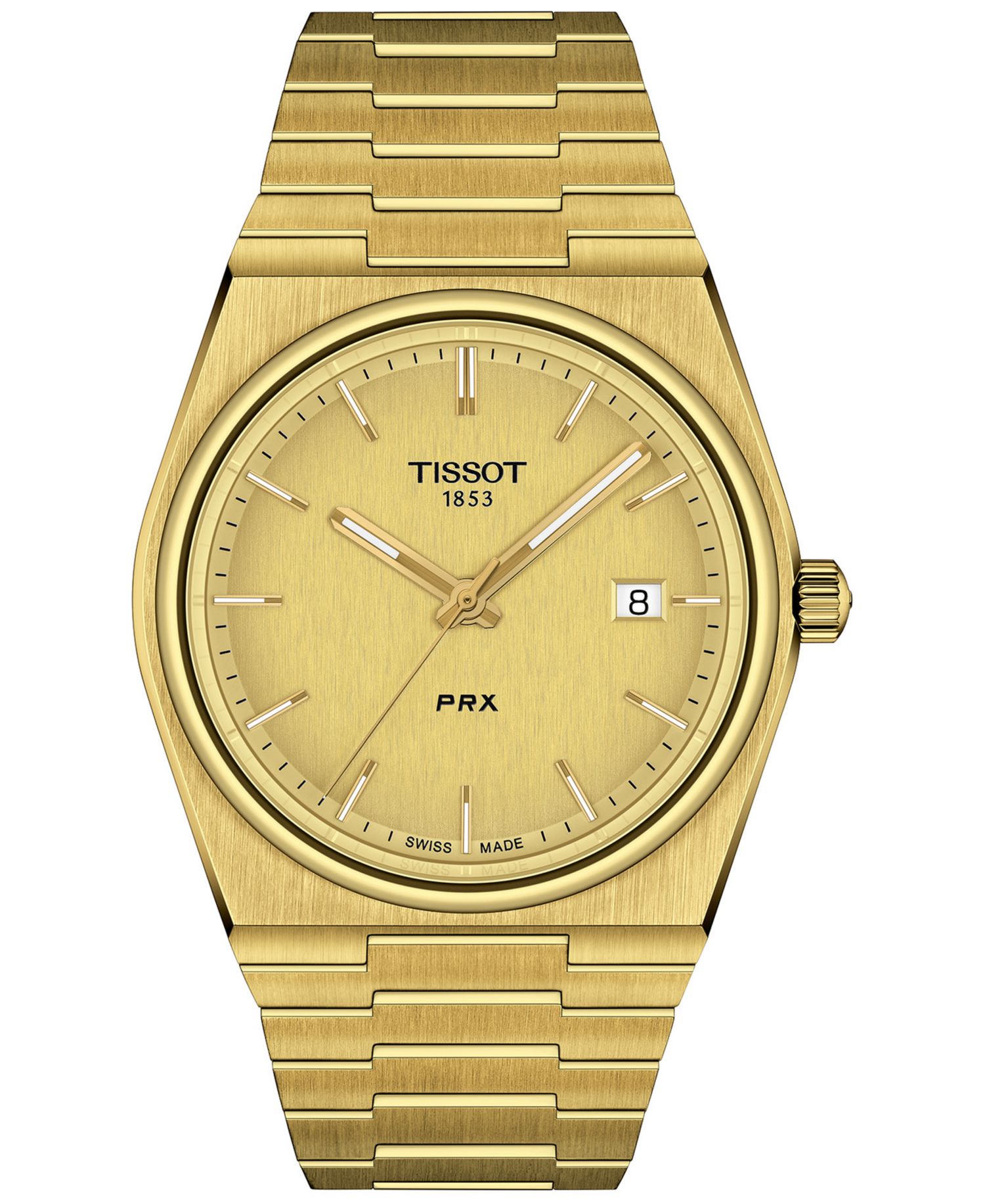 Men's PRX Gold-Tone Stainless Steel Bracelet Watch 40mm