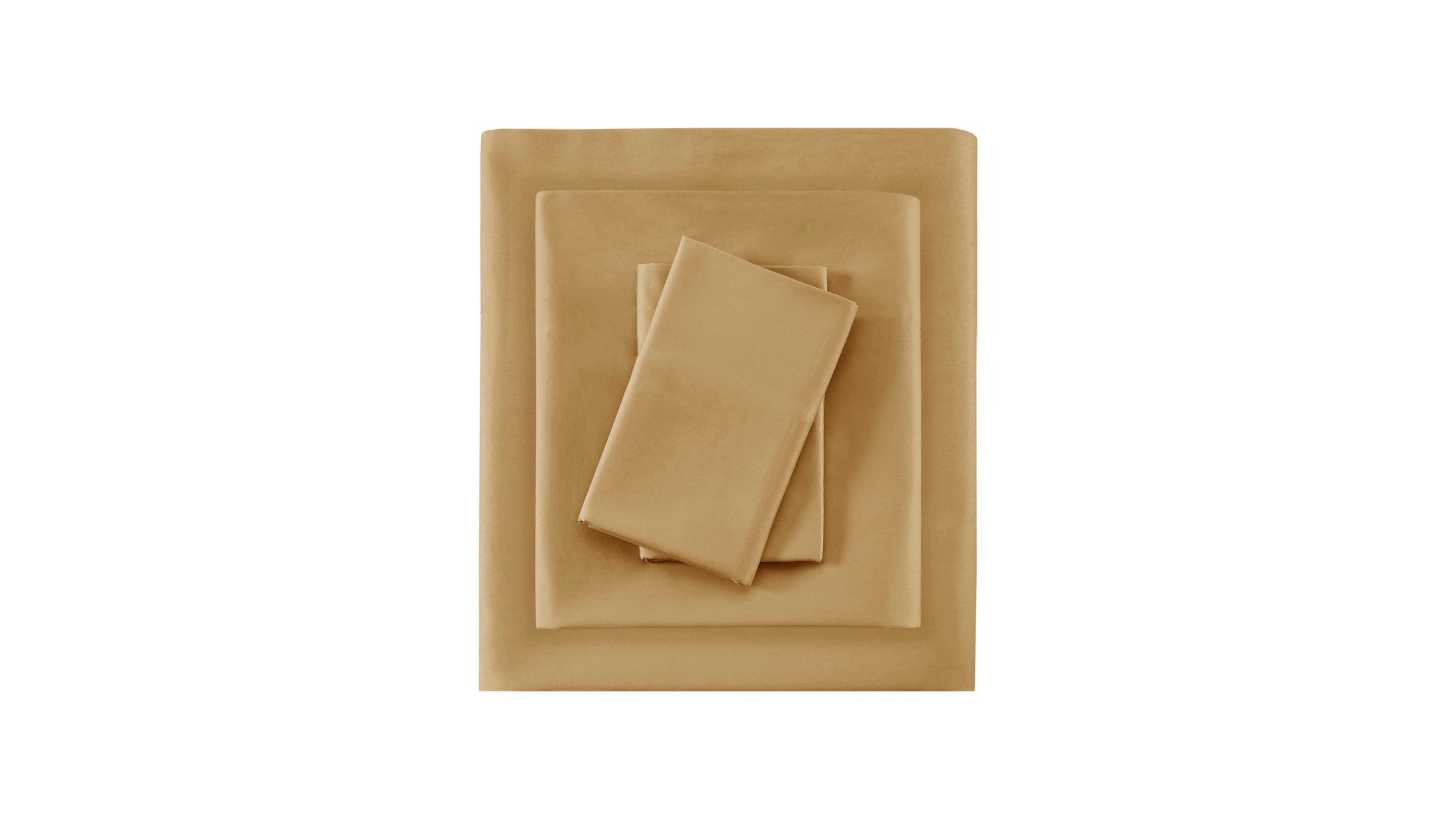 Madison Park 600 Thread Count Pima Cotton Sateen 4-Pc. Sheet Set, King
