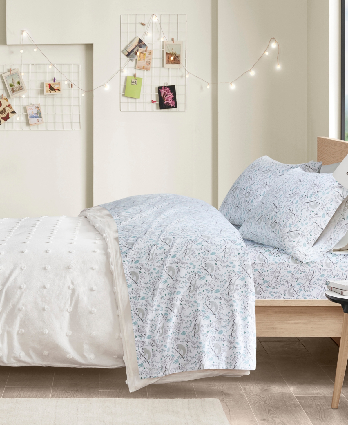 Intelligent Design Novelty Printed Flannel 4-pc. Sheet Set, Full