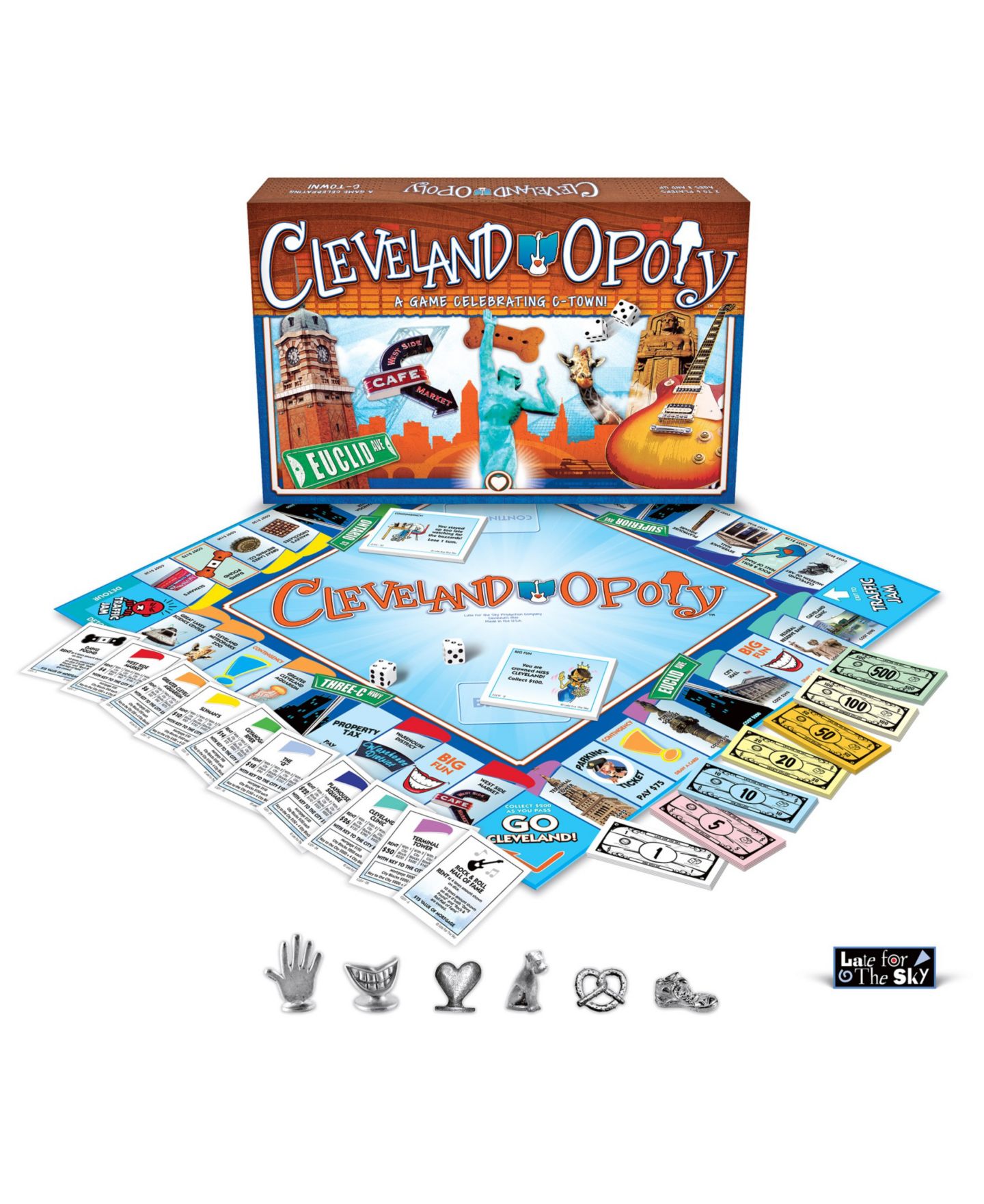 Настольная игра Late for the Sky Cleveland-Opoly, от 8 лет — фото 1