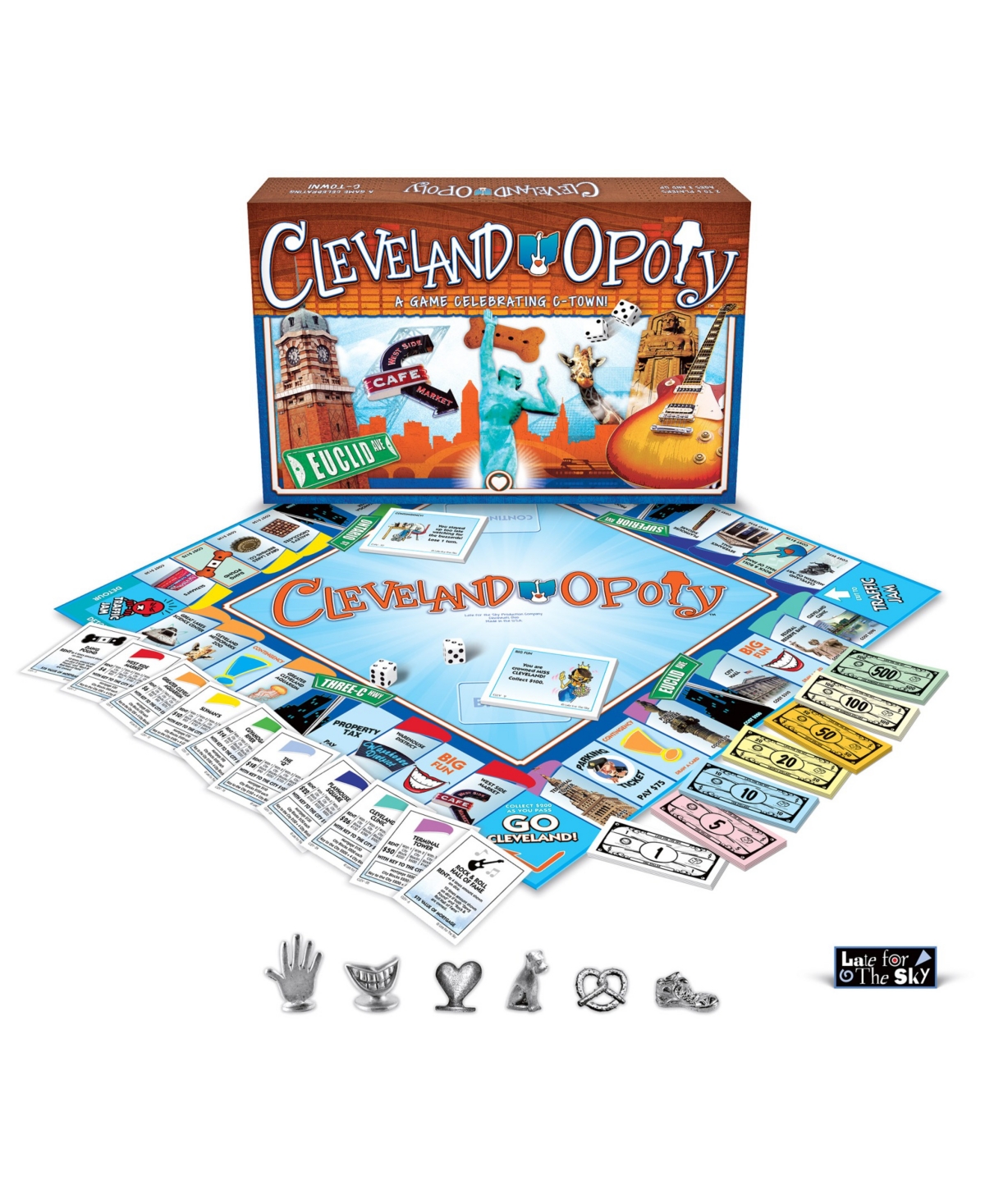 Late For The Sky Kids' Cleveland-opoly Board Game In Multi