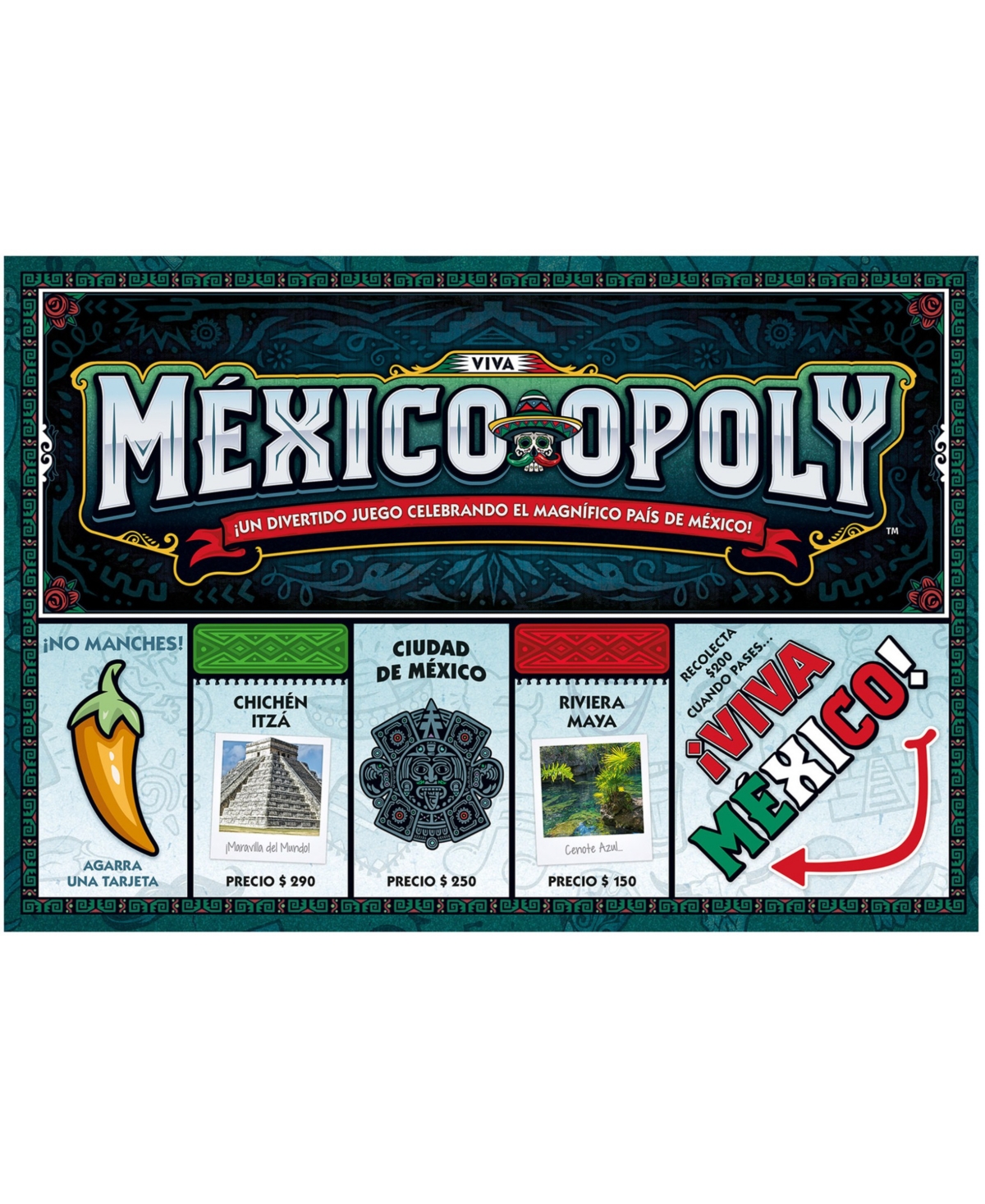 Shop Late For The Sky Mexico-opoly  Spanish Board Game In Multi