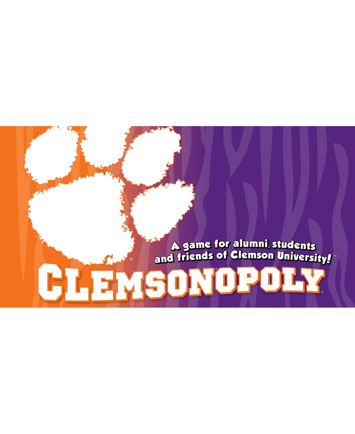 Late For The Sky Clemsonopoly Board Game In Multi