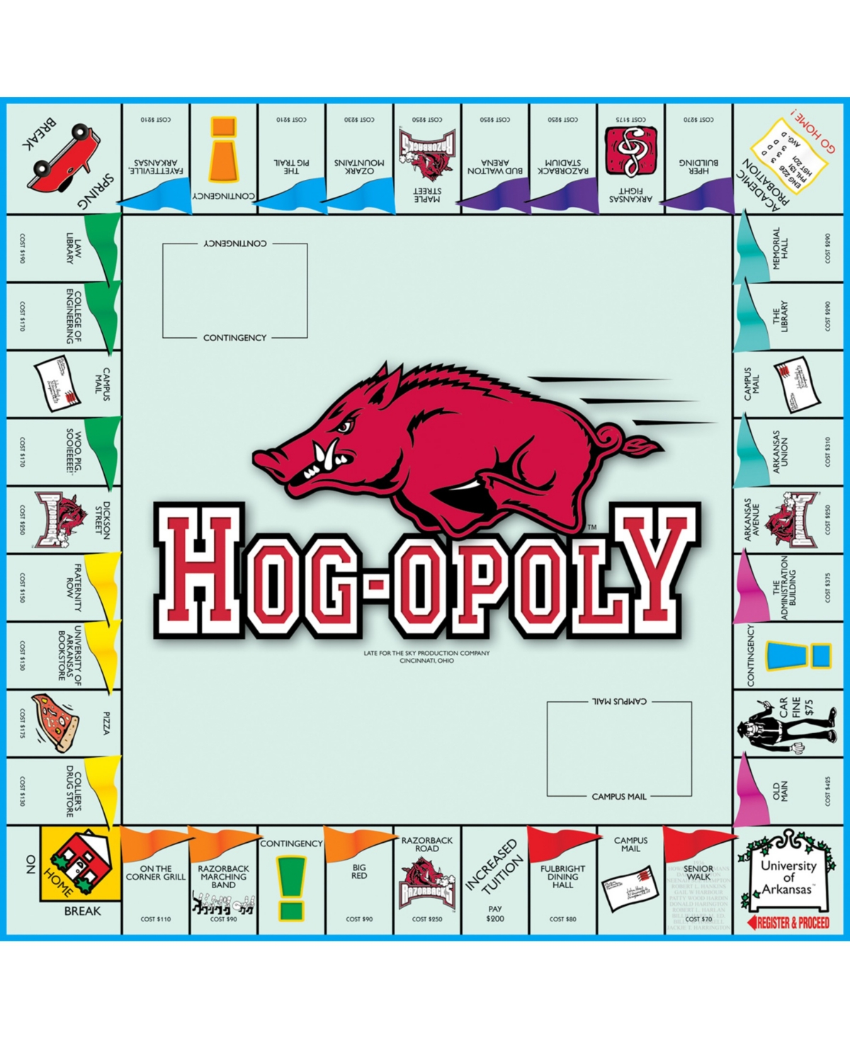 Shop Late For The Sky Hogopoly Board Game In Multi