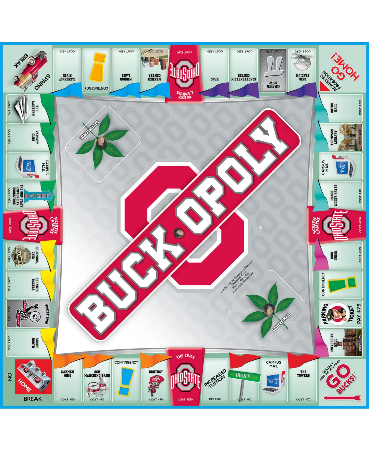 Детская игрушка Late for the Sky Buckopoly Board Game — фото 3