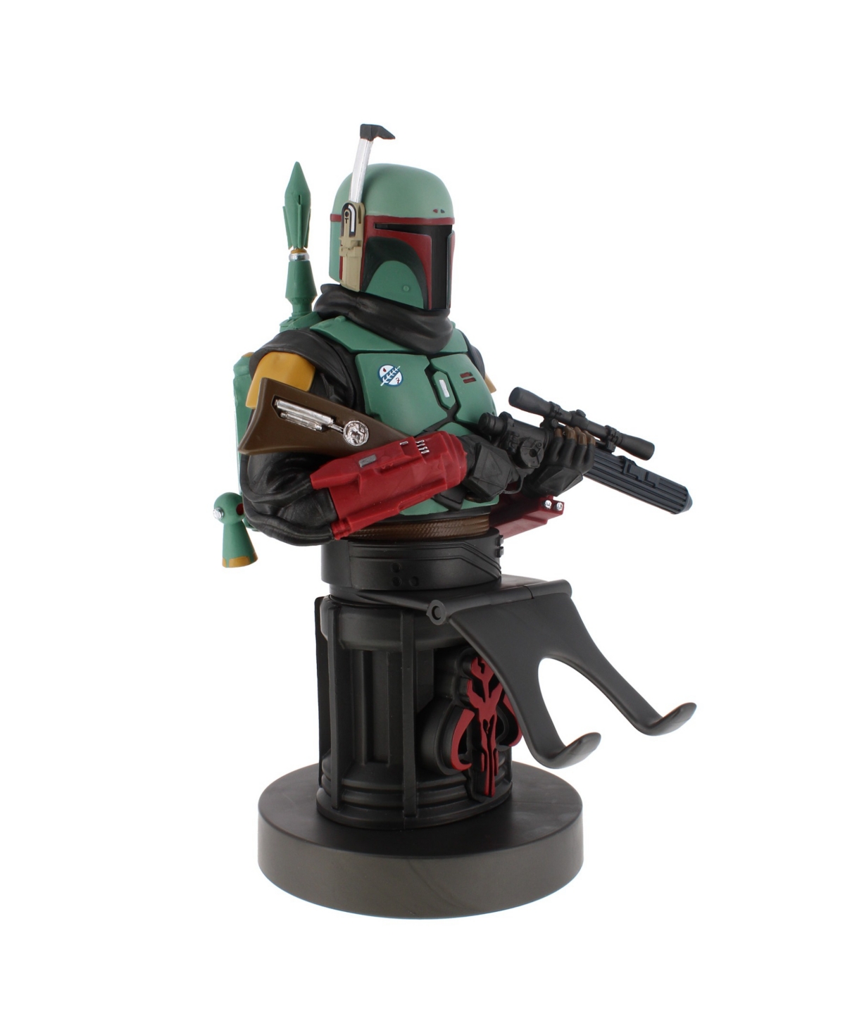 The Mandalorian Boba Fett Cable Guy Mobile Phone And Controller Holder From Exquisite Gaming In Multi