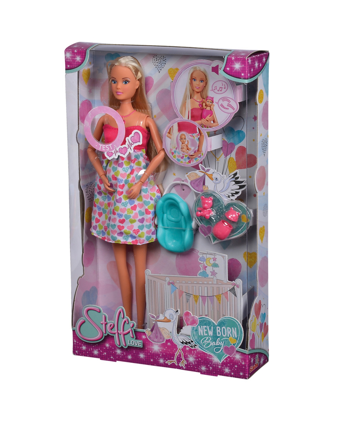 Simba Toys Steffi Love New Born Baby In Multi