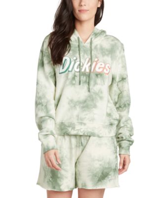 Dickies - Tie-Dyed Banded-Bottom Cropped Hoodie