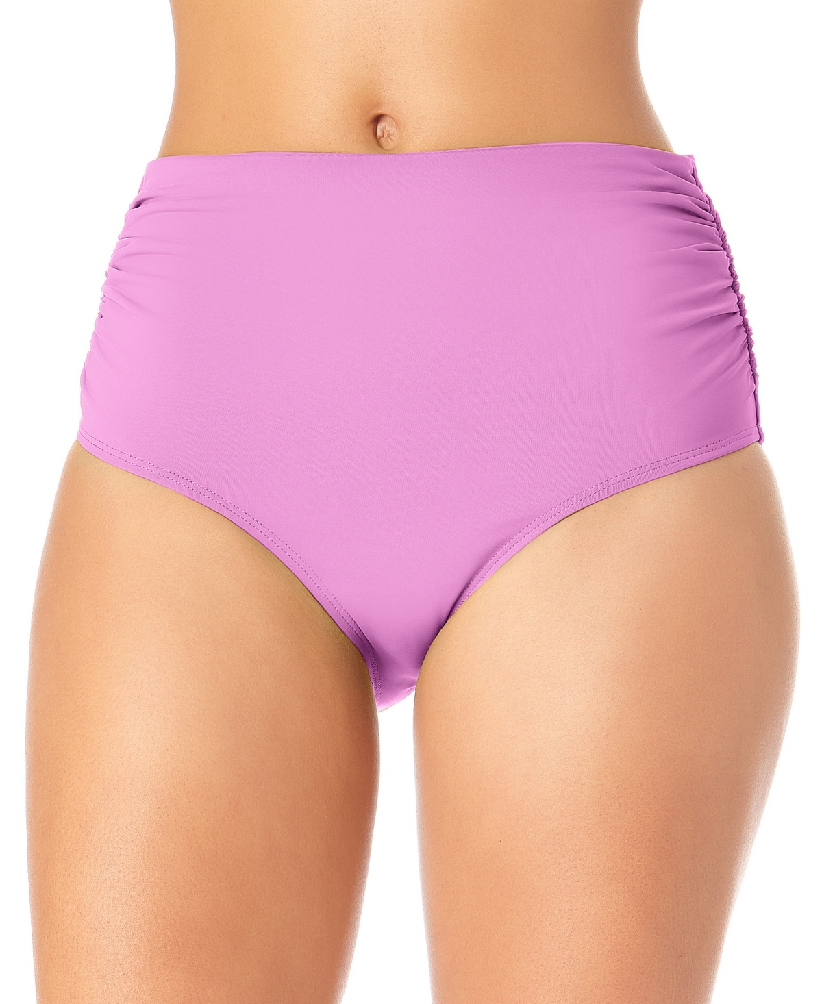 ANNE COLE HIGH-WAIST BIKINI BOTTOMS WOMEN'S SWIMSUIT