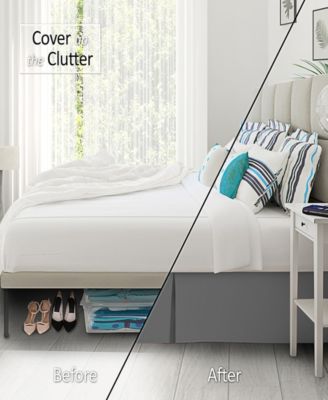 Premium 14" Tailored Drop Bedskirt, Queen