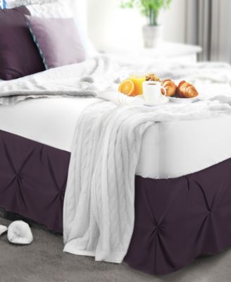 Bedding 14" Tailored Pinch Pleated Bedskirt, Full