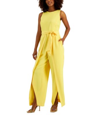 macy's yellow jumpsuit