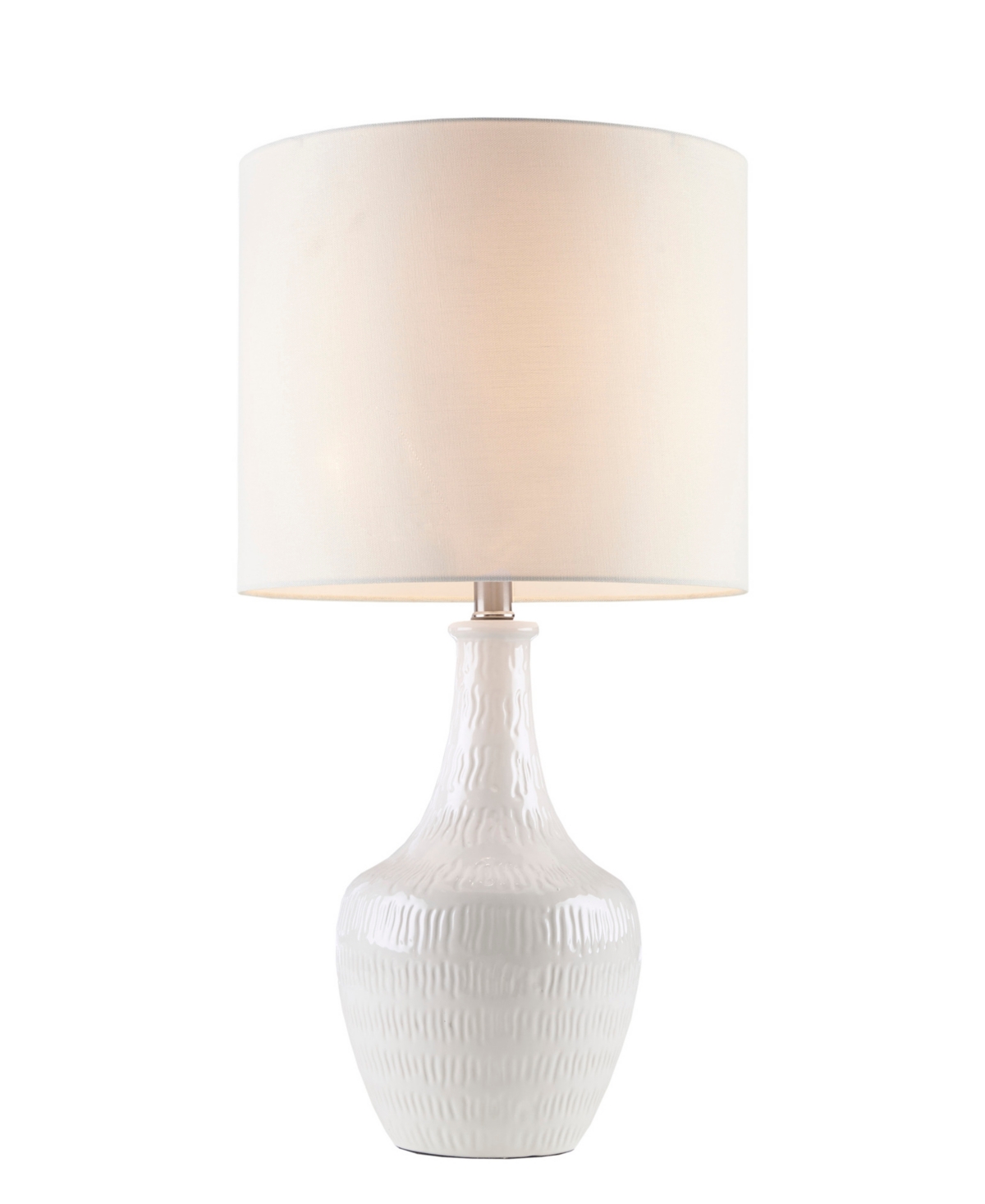Hampton Hill Celine Table Lamp In White