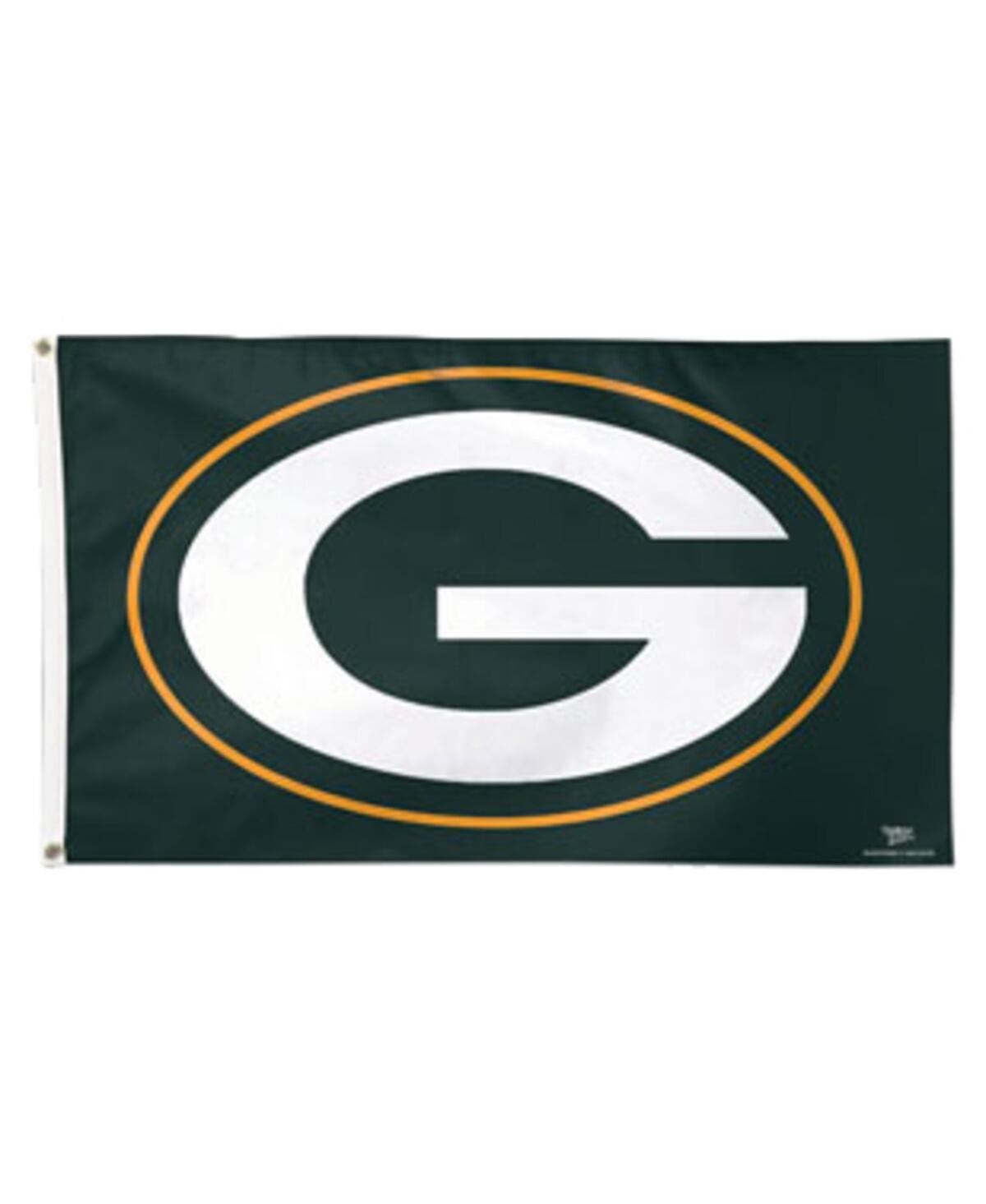 Green Bay Packers Deluxe 3' x 5' Logo Flag - Black