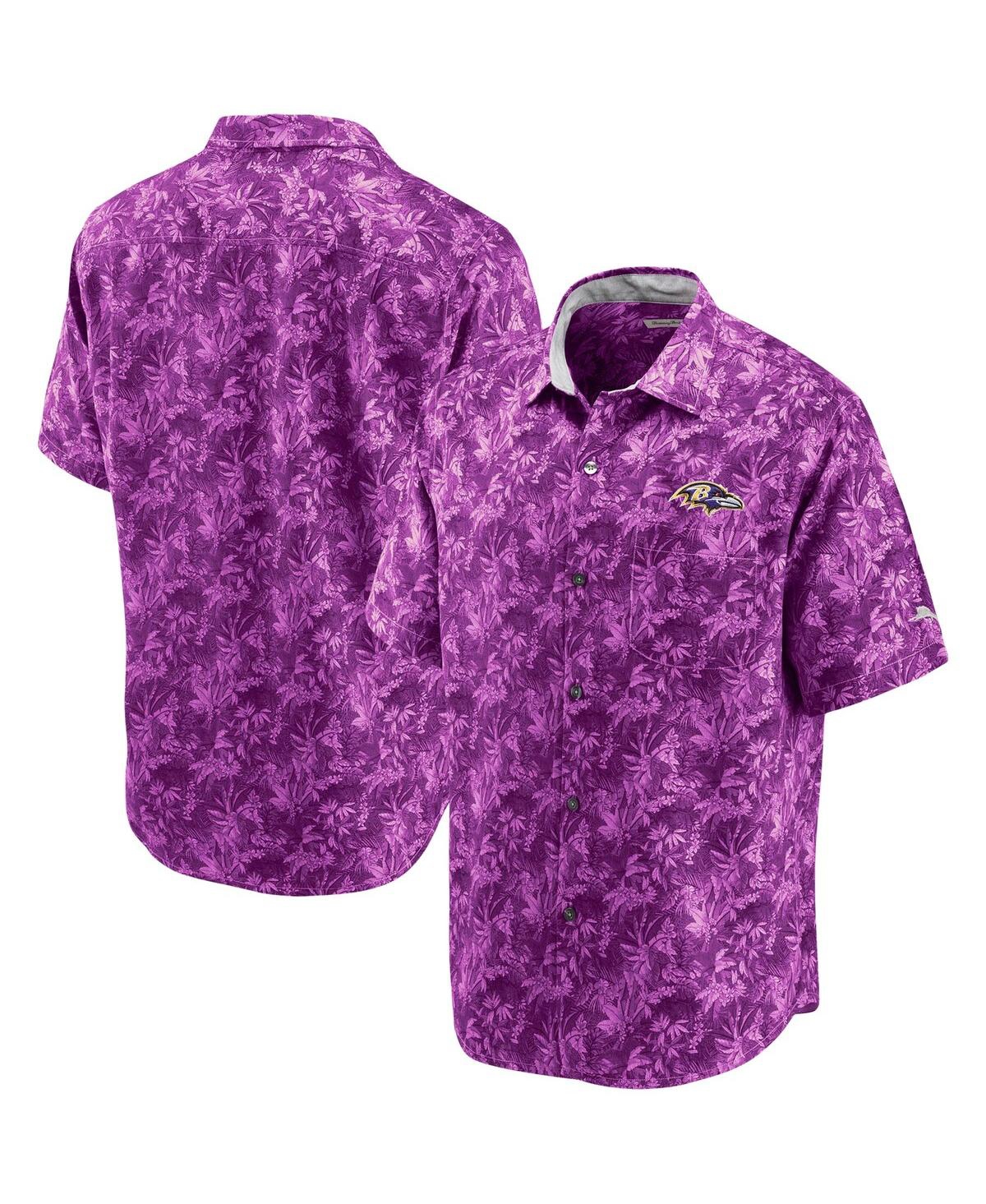 Men's Tommy Bahama Purple Baltimore Ravens Sport Jungle Shade Camp