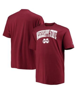 Men's Maroon Mississippi State Bulldogs Big and Tall Arch Over Wordmark T-shirt