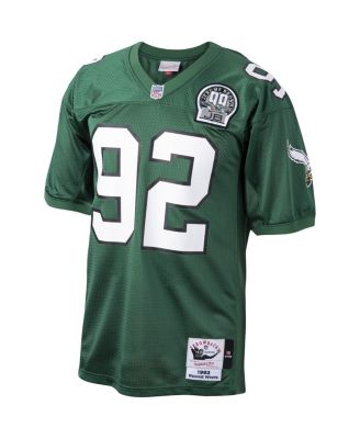 Men's Reggie White Kelly Green Philadelphia Eagles 1992 Authentic Throwback Retired Player Jersey