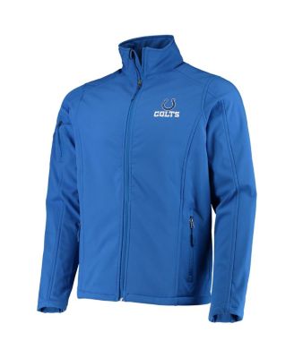 Men's Royal Indianapolis Colts Sonoma Softshell Full-Zip Jacket