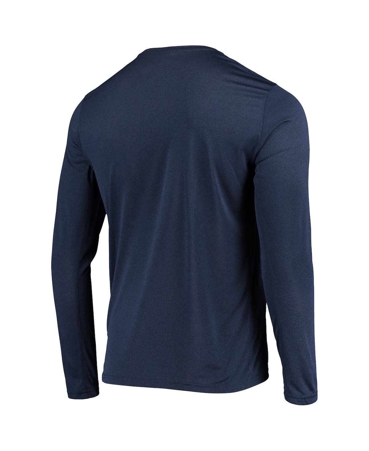 Men's NikeByu Cougars School Logo Legend Performance Long Sleeve T-shirt - Navy