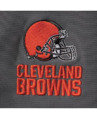 Men's Charcoal Cleveland Browns Sonoma Softshell Full-Zip Jacket