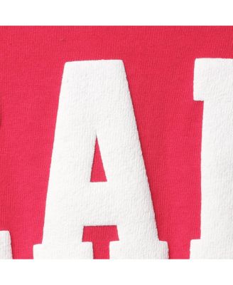 Women's Red, Black Tampa Bay Buccaneers Ombre Long Sleeve T-shirt