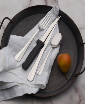 Simplicity 16-Pc. Flatware with Steak Knives Set, Service for 4