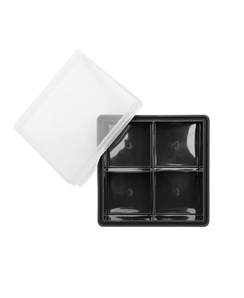 Large Four-Cube Ice Tray – Smoked Manhattan