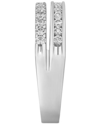 Diamond Split Row Band (1/2 ct. t.w.) in 14k Gold