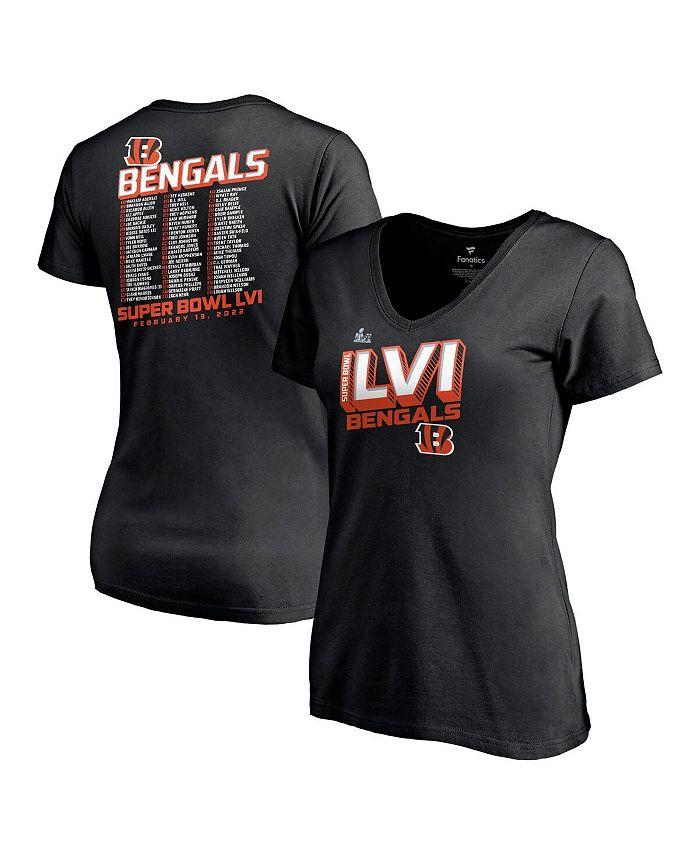 Men's Cincinnati Bengals Fanatics Branded Black Super Bowl LVI