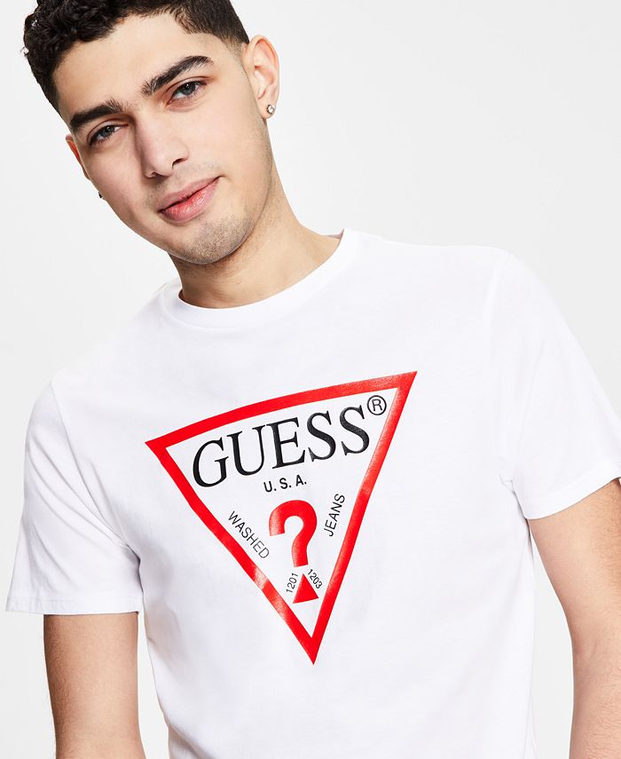 GUESS Men's Logo-Print T-Shirt - Macy's